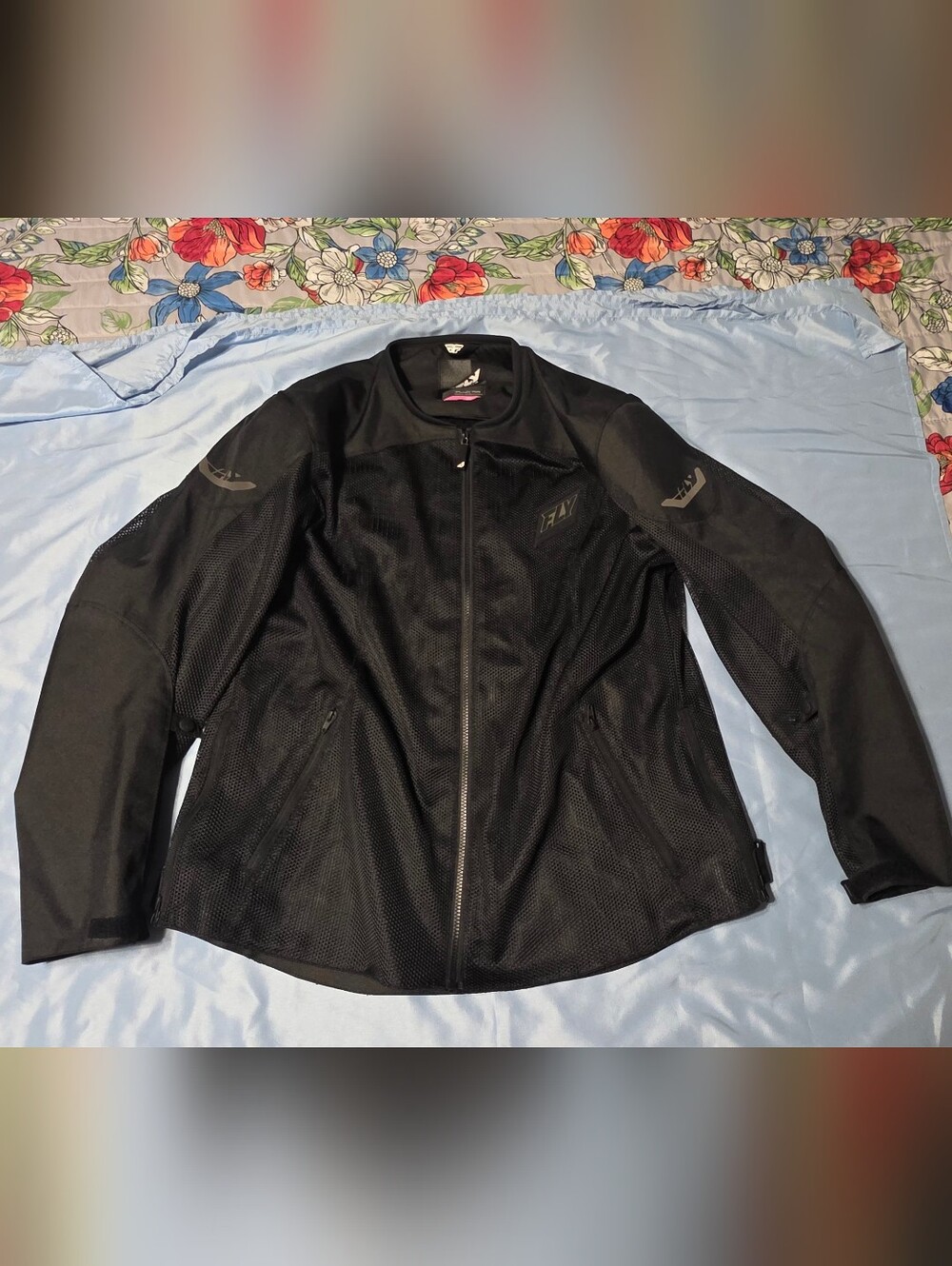 Women's Fly Racing Black Mesh Performance Riding Jacket